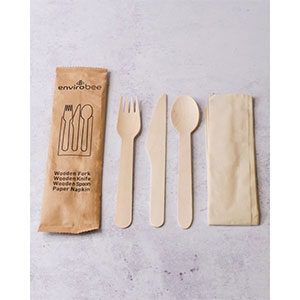 Wooden Meal Kit & Napkin (x250)