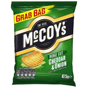 McCoy’s Cheese & Onion Crisps 47.5g (36 Pack)