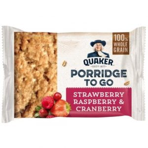 Quaker Porridge To Go Bar Berries 55g (12 Pack)