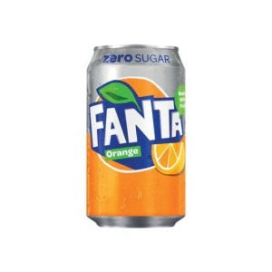 Fanta Orange Zero Cans 330ml (24 Pack)