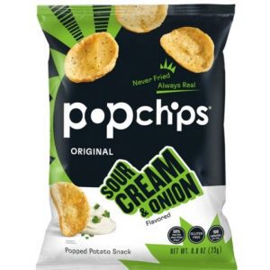 Popchips Sour Cream & Onion 23g (24 Pack)