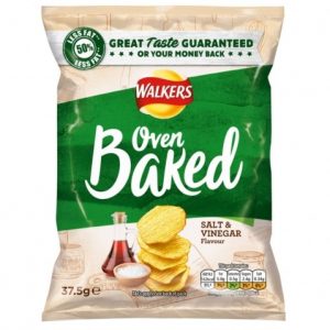 Walkers Baked Salt & Vinegar 37.5g (32 Pack)