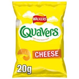 Walkers Quavers Crisps 20g (32 Pack)