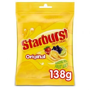 Starburst Original 12 bags (138g)