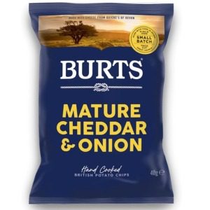 Burts Mature Chedder & Onion 40g (20 Pack)