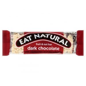 Eat Natural Dark Chocolate & Cranberry Fruit & Nut Bar 50g (12 Pack)