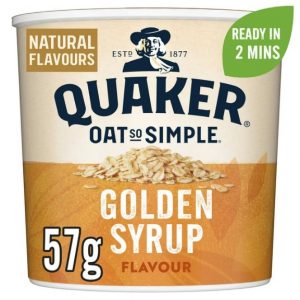 Quaker Pot Oat so Simple Golden Syrup 57g (8 Pack)