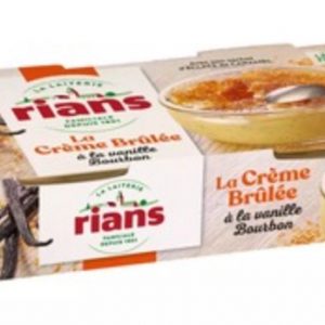 Rians Creme Brulee Aux Oeufs Et A La Creme Fraiche 2x100g