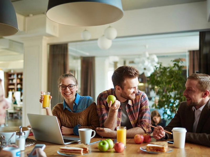 Enjoying fresh fruits